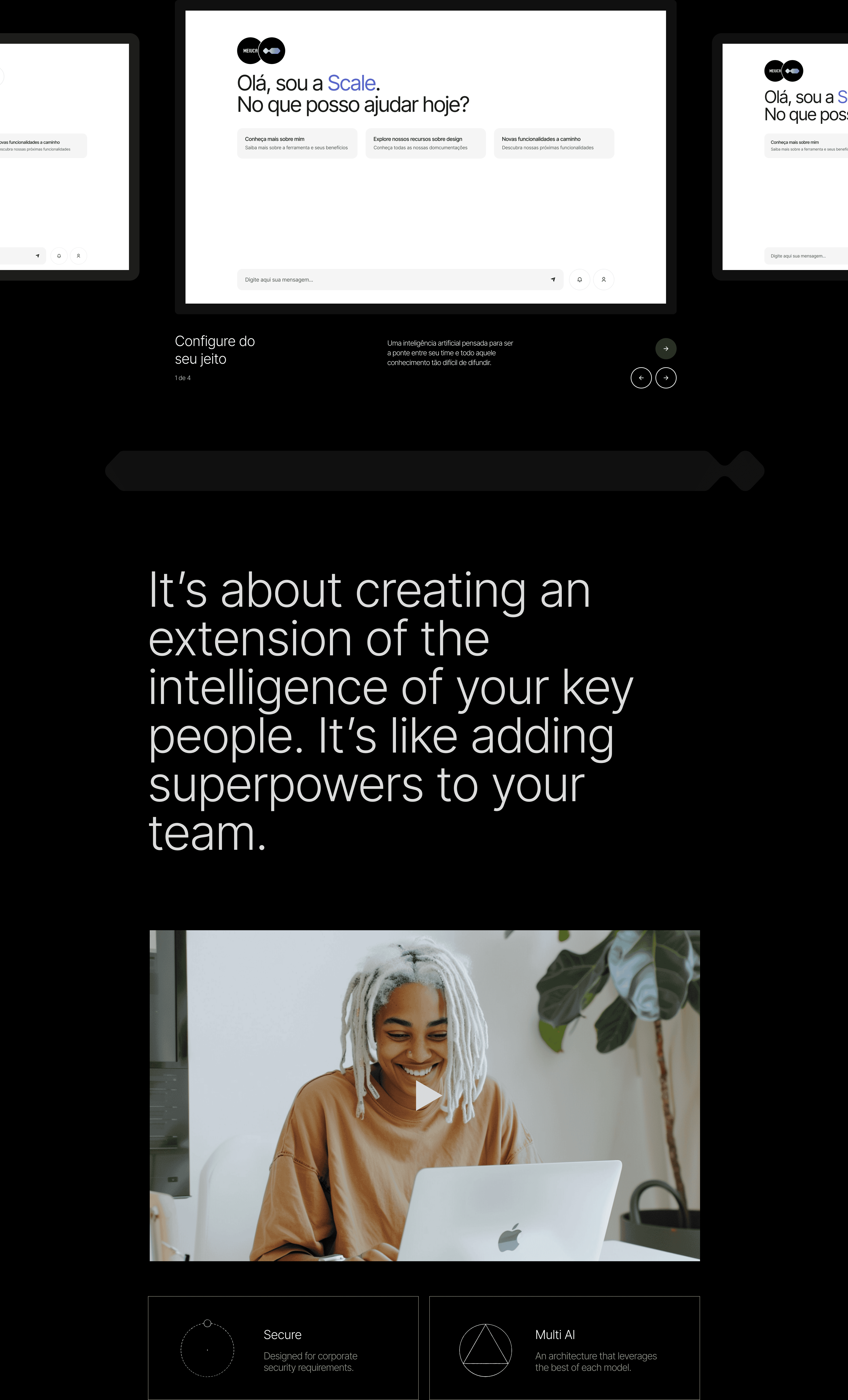 Screenshot do site ScaleOps — terceira tela